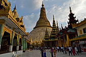 Yangon Myanmar. Shwedagon Pagoda (the Golden Stupa).  